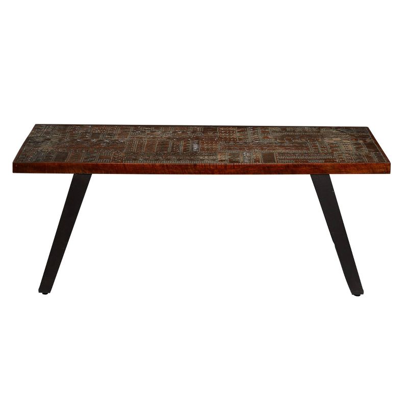 Contemporary Mango Wood Coffee Table Brown - Venus Williams Collection