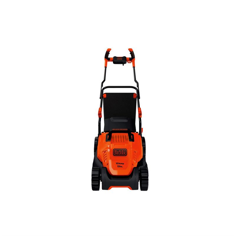 Black & Decker BEMW472BHR 120V 10 Amp Brushed 15 in. Corded Electric Lawn Mower with Comfort Grip Handle