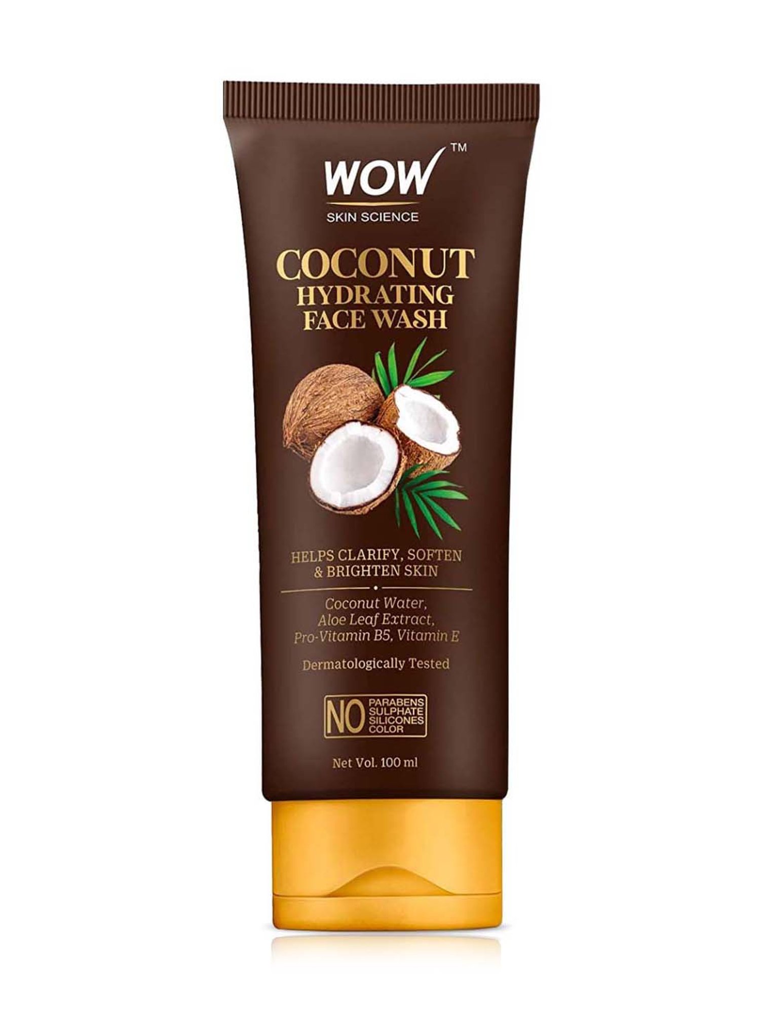 WOW Skin Science Coconut Hydrating Face Wash - 100 ml