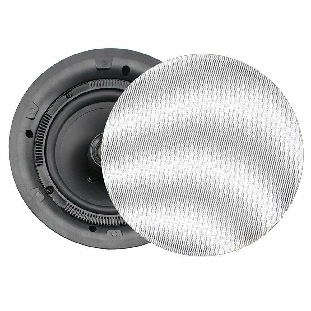 FUSION MS-CL602 Flush Mount Interior Ceiling Speakers (Pair) White MS-CL602