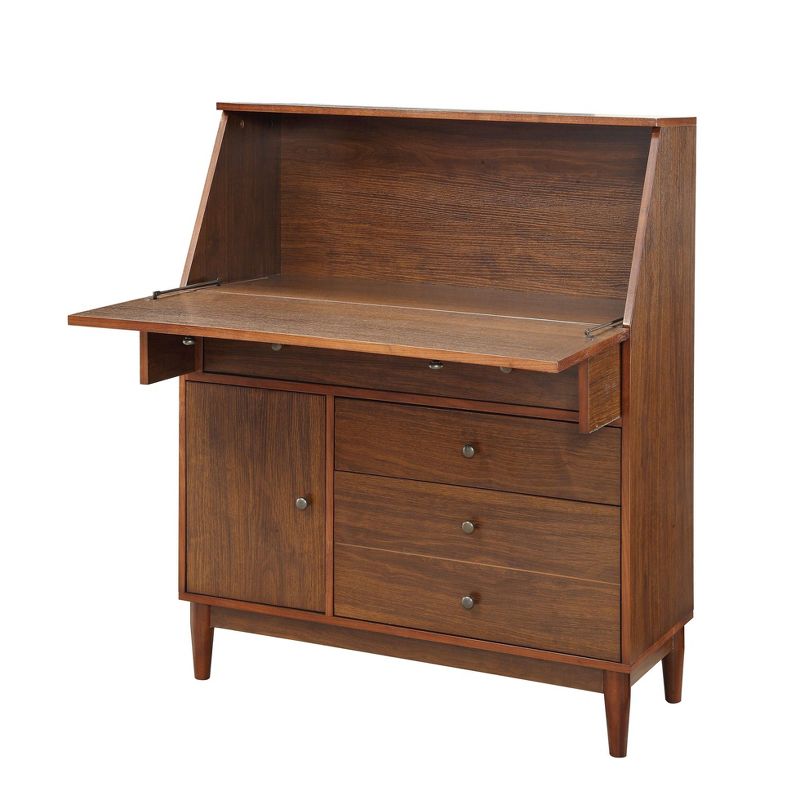 Wyanie Office Armoire Walnut - Acme Furniture