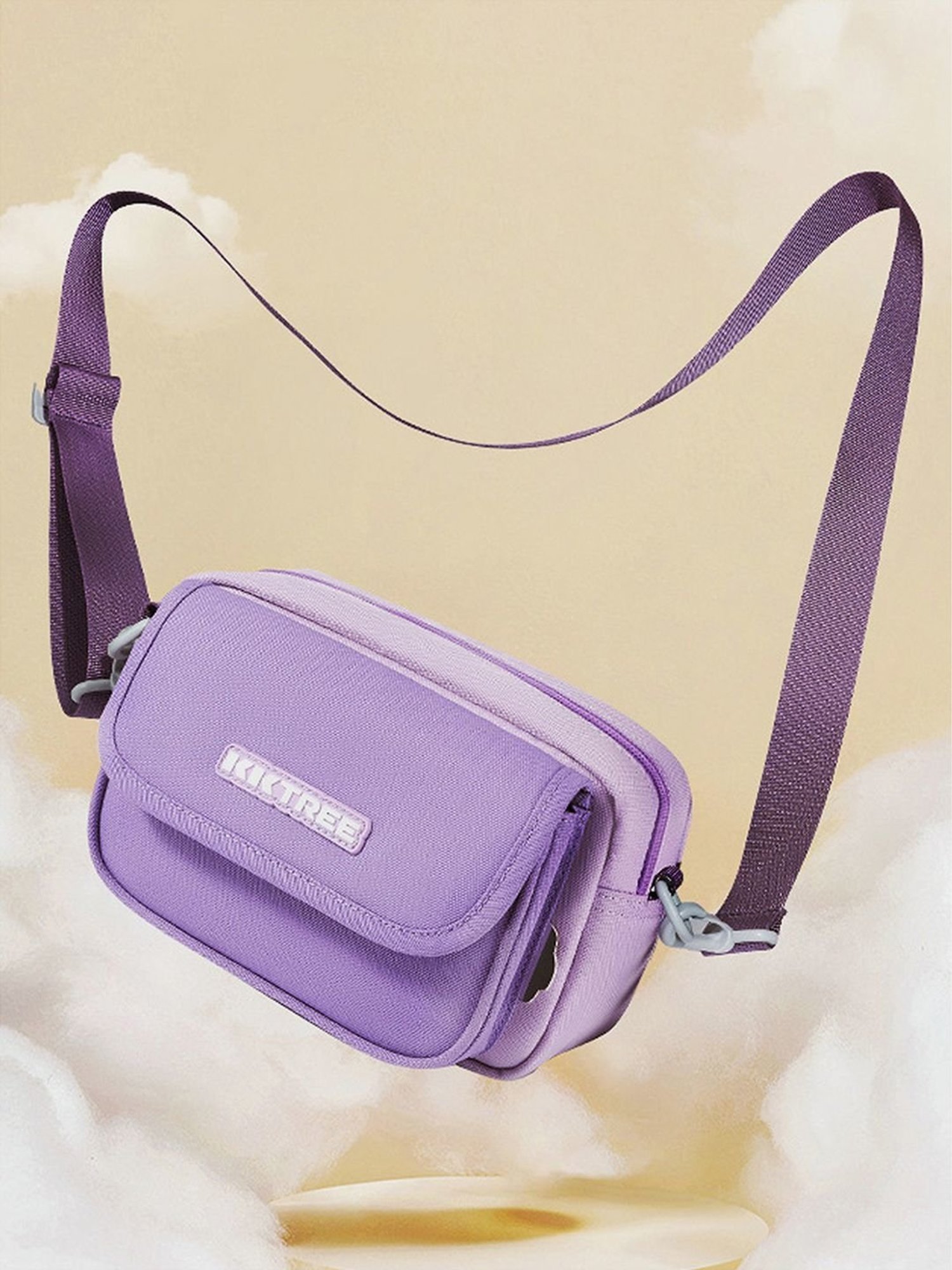 Little Surprise Box Purple Solid Small Handbag