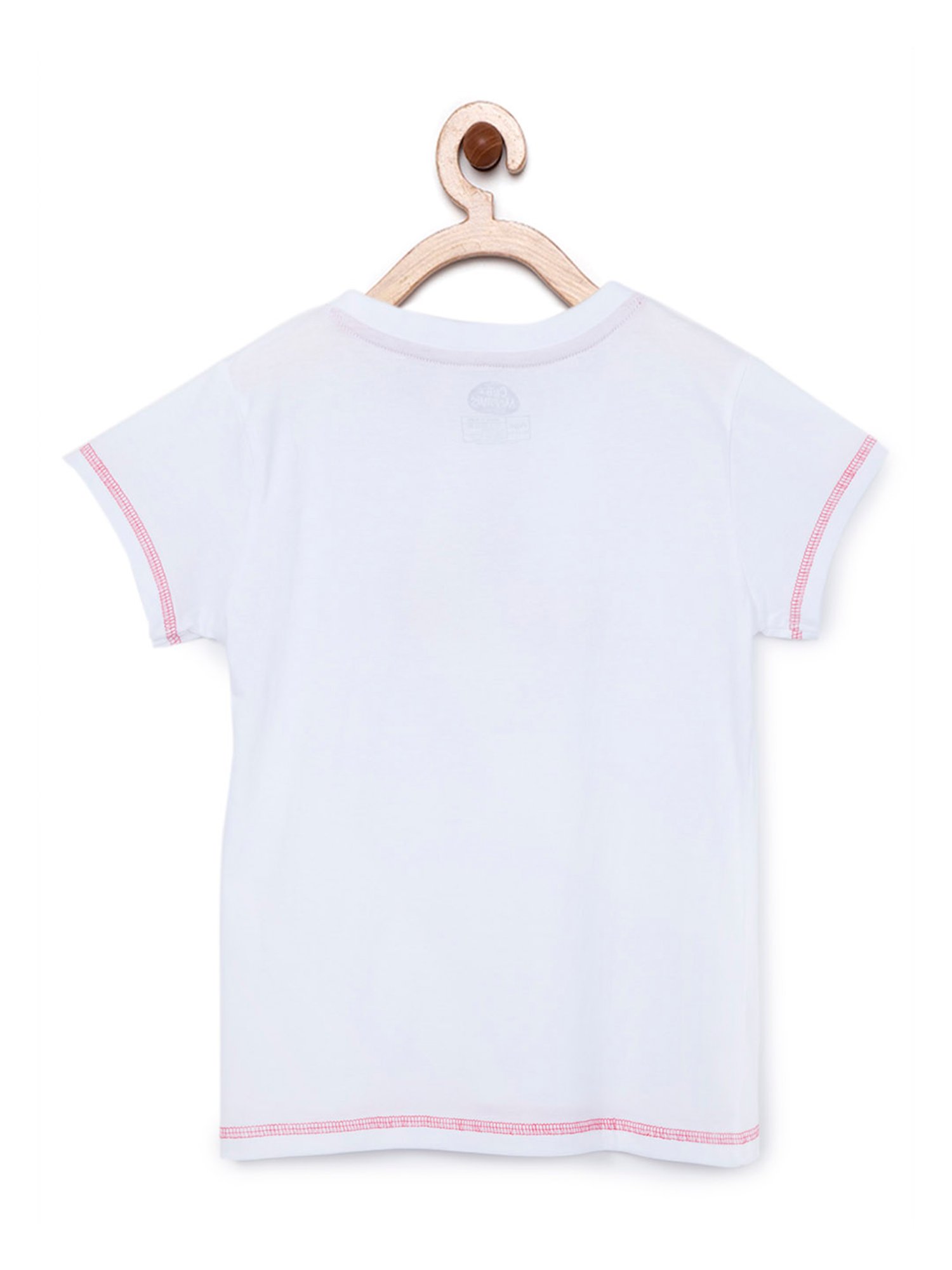 Cub McPaws Kids White Printed  Top