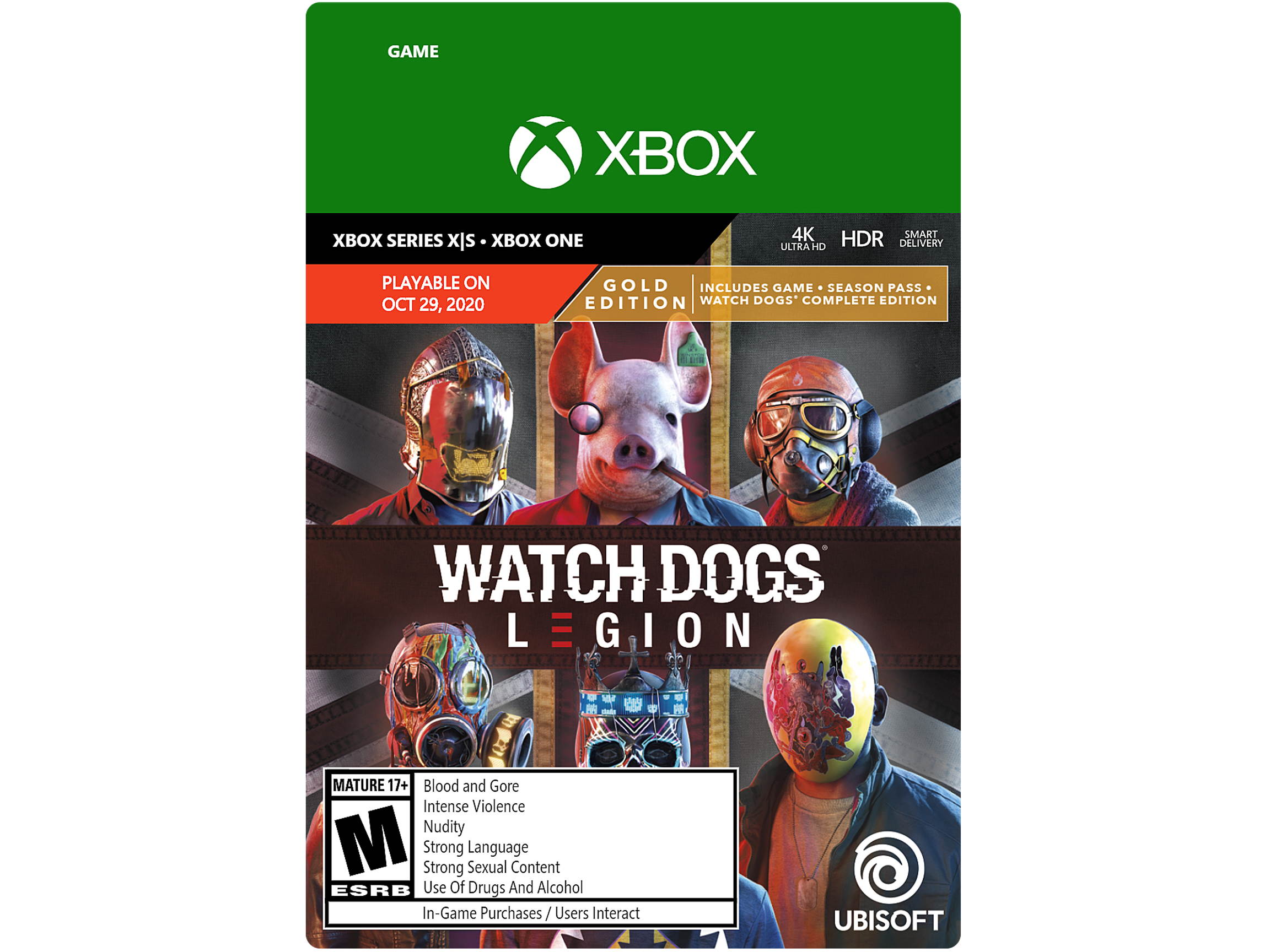Watch Dogs Legion 4,550 WD Credits Xbox Series X|S / Xbox One [Digital Code]