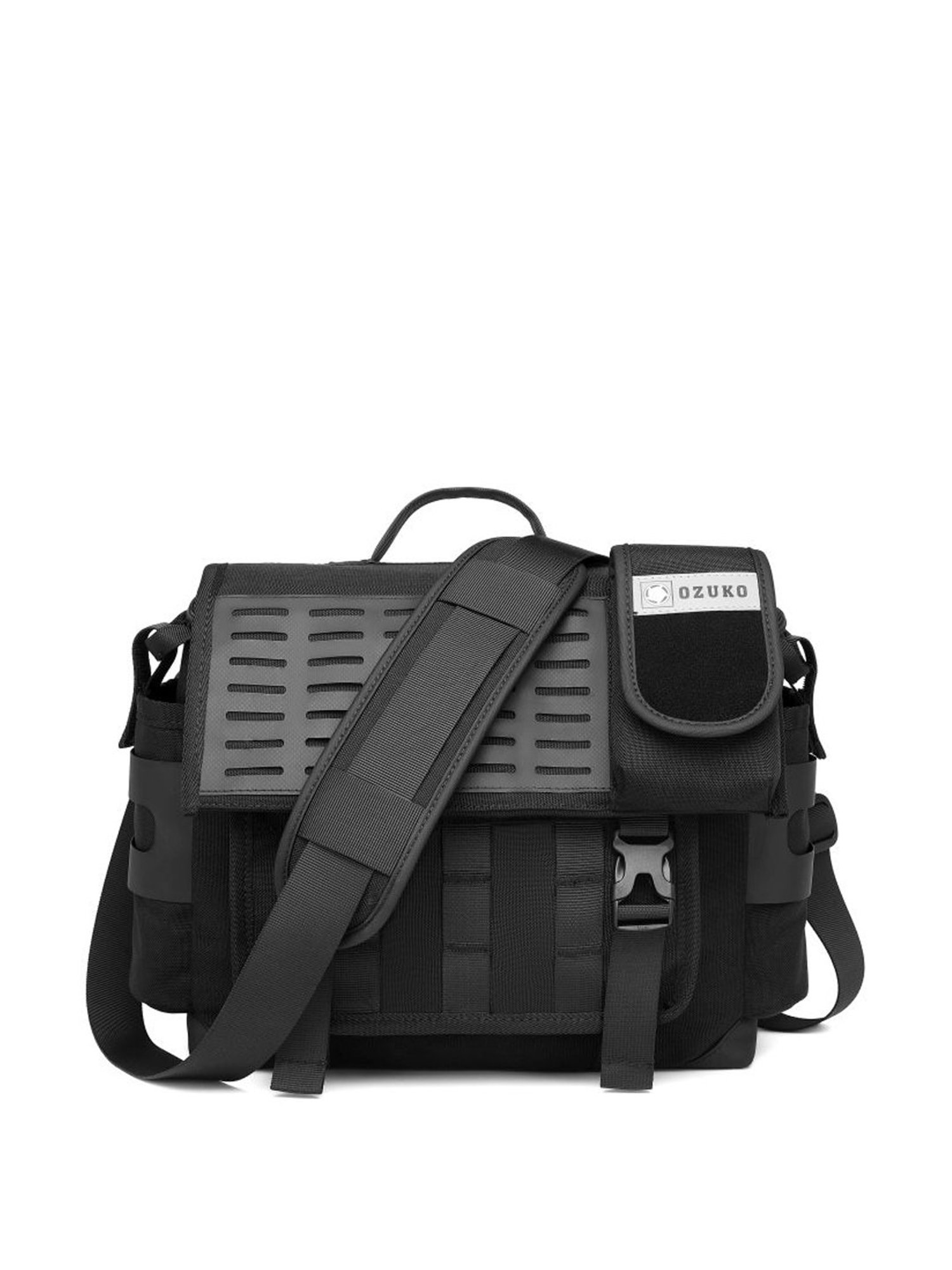 OZUKO 9445 Range Black Solid Medium Messenger Bag