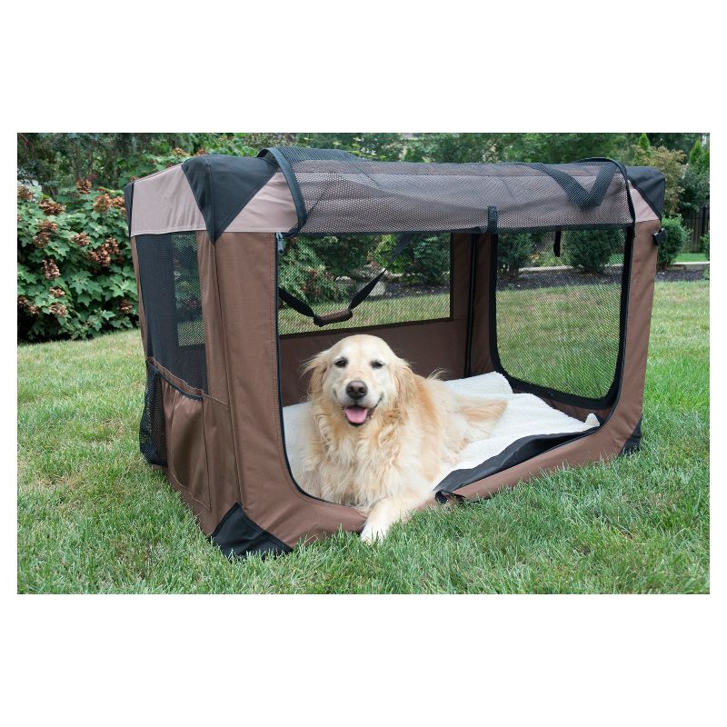 K&H Pet Products 3973 Extra Wide Outdoor Water Resistant Heated Kitty House with 2 Door Flaps Safe Escape For Feral and Outdoor Cats, Olive