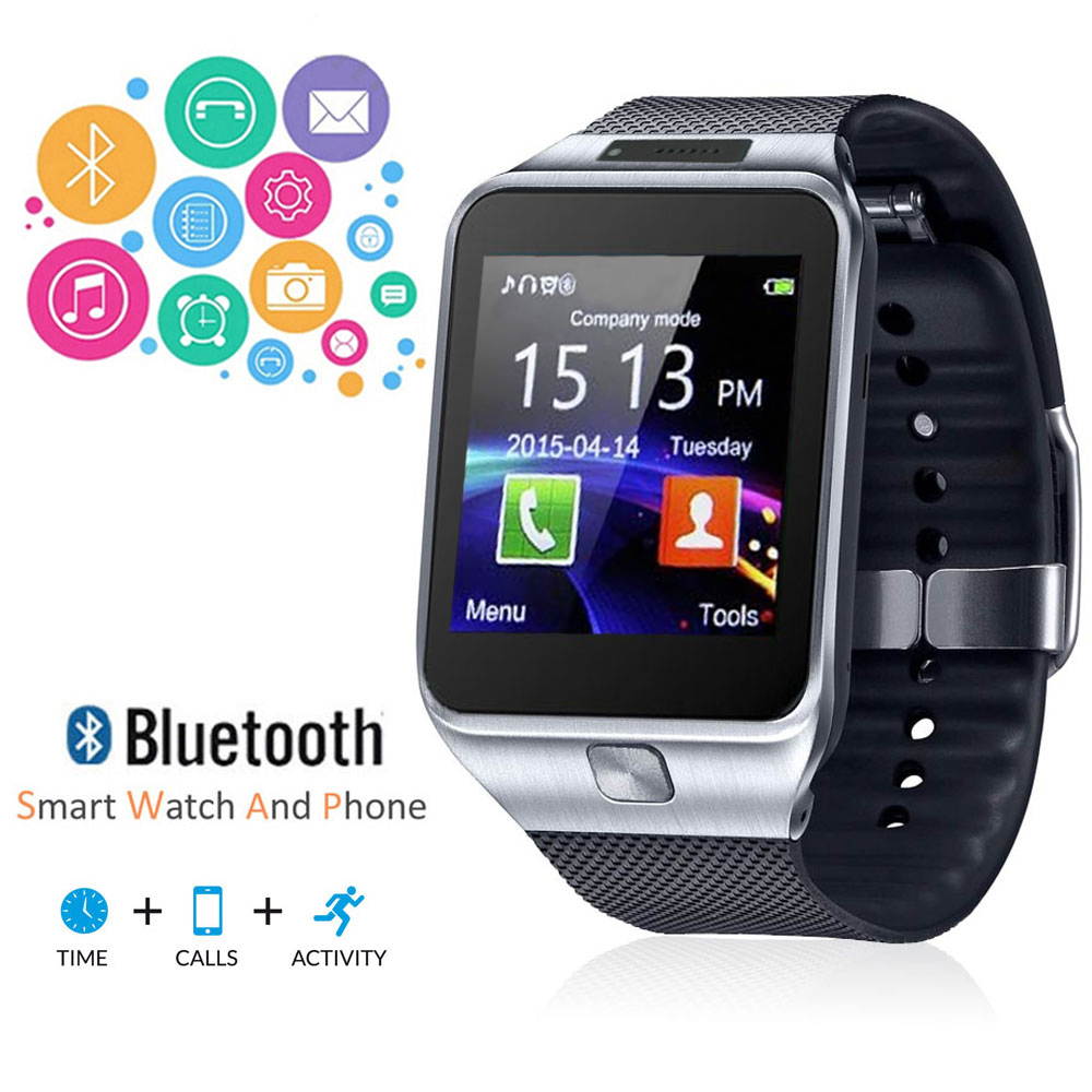 Indigi&reg; GSM 2in1 Unlocked SmartWatch&Phone [Bluetooth Sync + Camera + SMS & Call Notify + Pedometer]