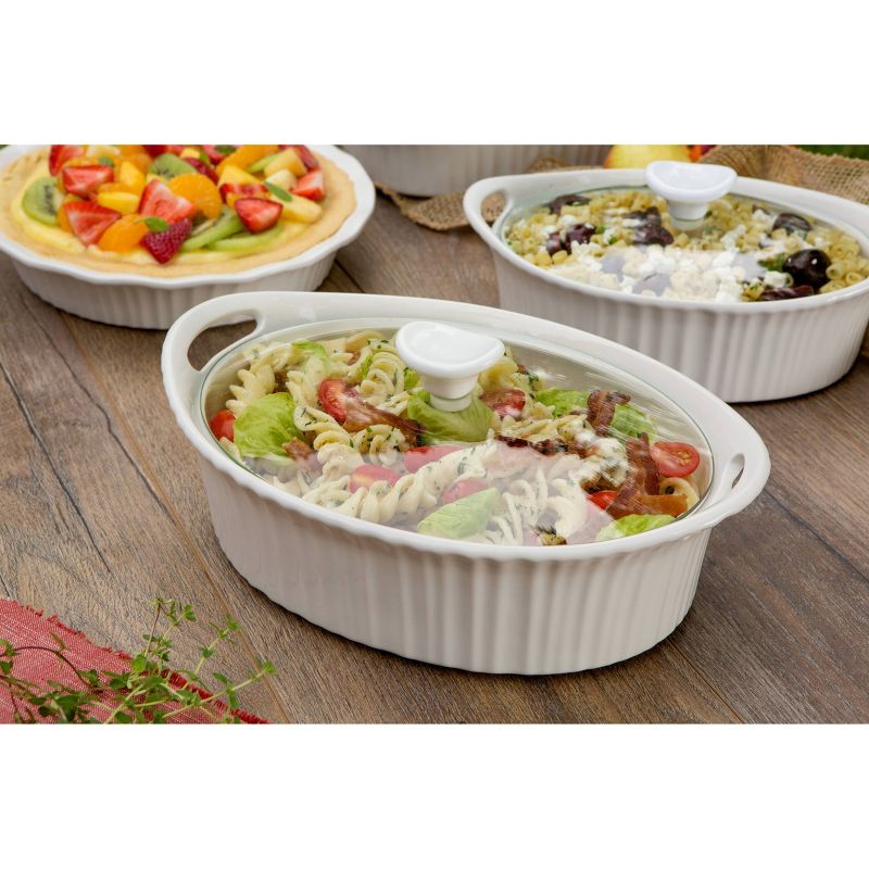 CorningWare 2.5qt Ceramic Casserole White