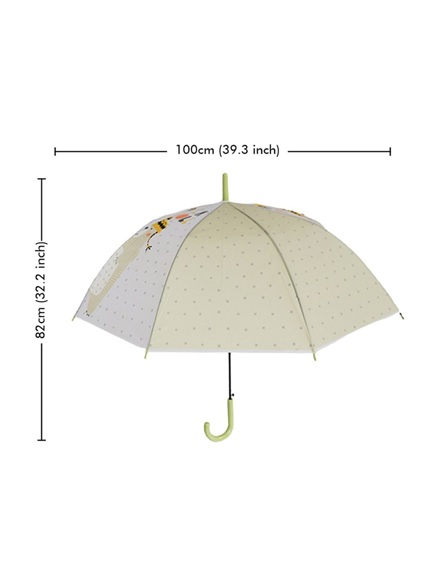 Little Surprise Box LLP Grey Polyester Kids Umbrella