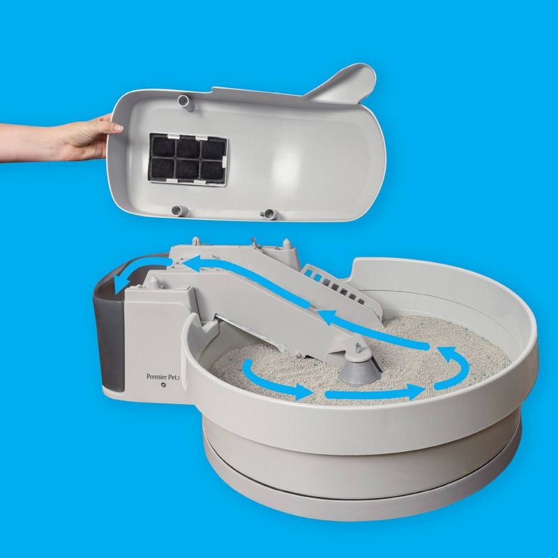 Premier Pet Auto-Clean Cat Litter Box System - Beige