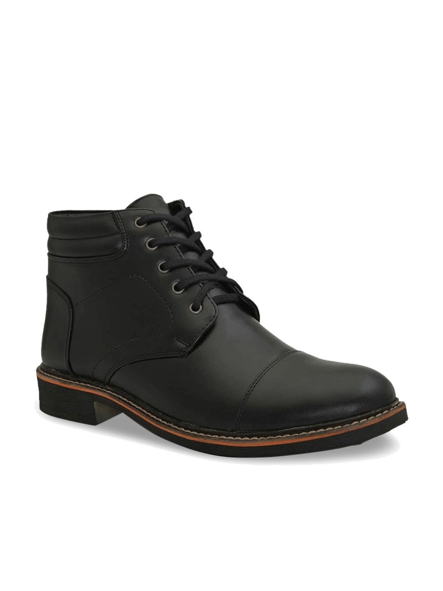 Hydes N Hues Men's Black Derby Boots