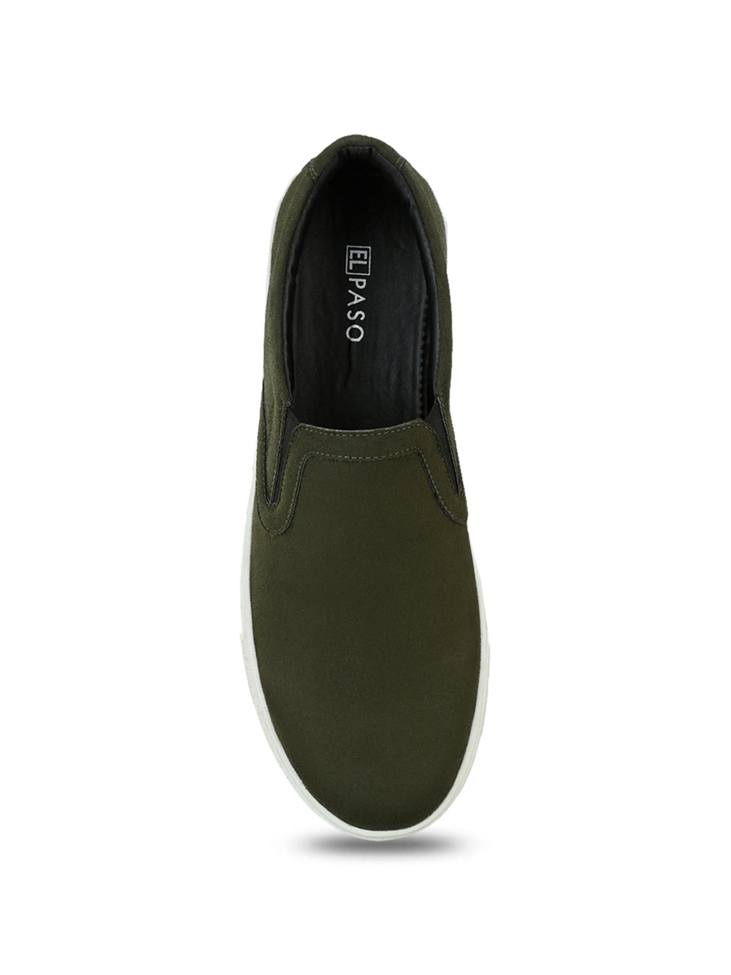 El Paso Men's Green Casual Loafers