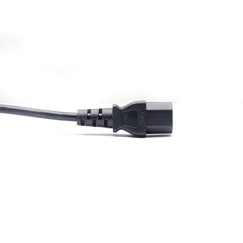 1.5Meter) Polarized US 3Prong Power Cable (NEMA 1-15P to IEC C13), for DVD Players, CD Players, Boomboxes, VCRs