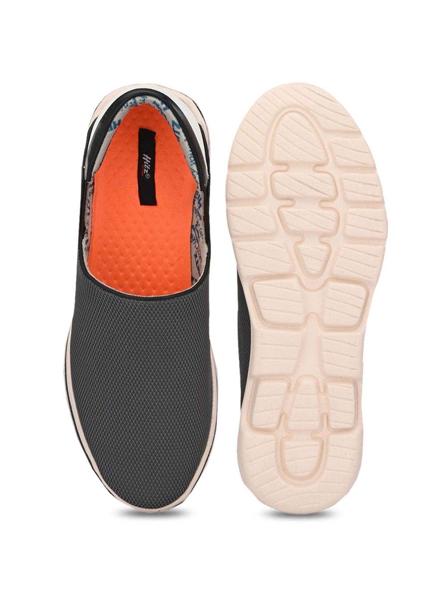 Hitz Men's Grey Casual Loafers