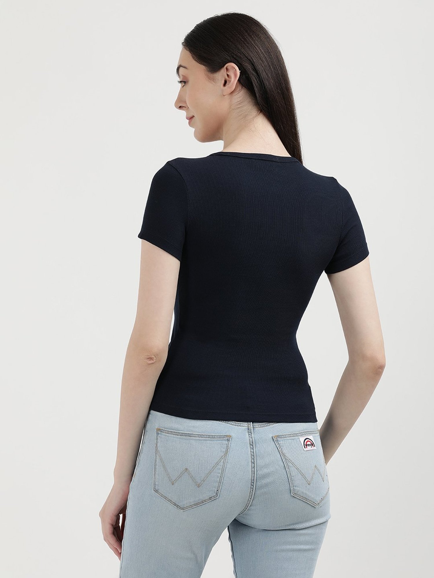 TOMMY HILFIGER Navy Slim Fit T-Shirt