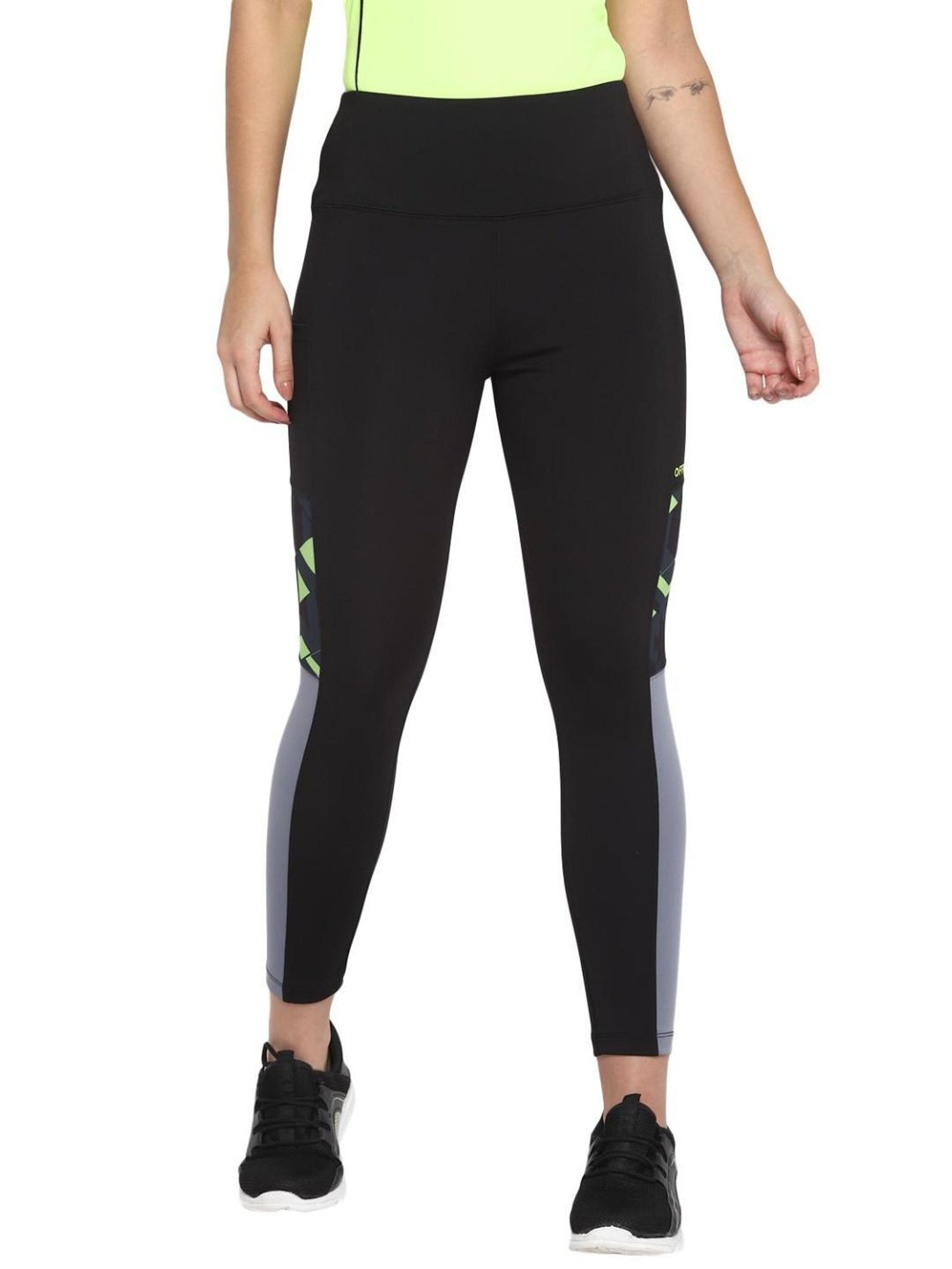 OFF LIMITS Black Color Blocked Tights