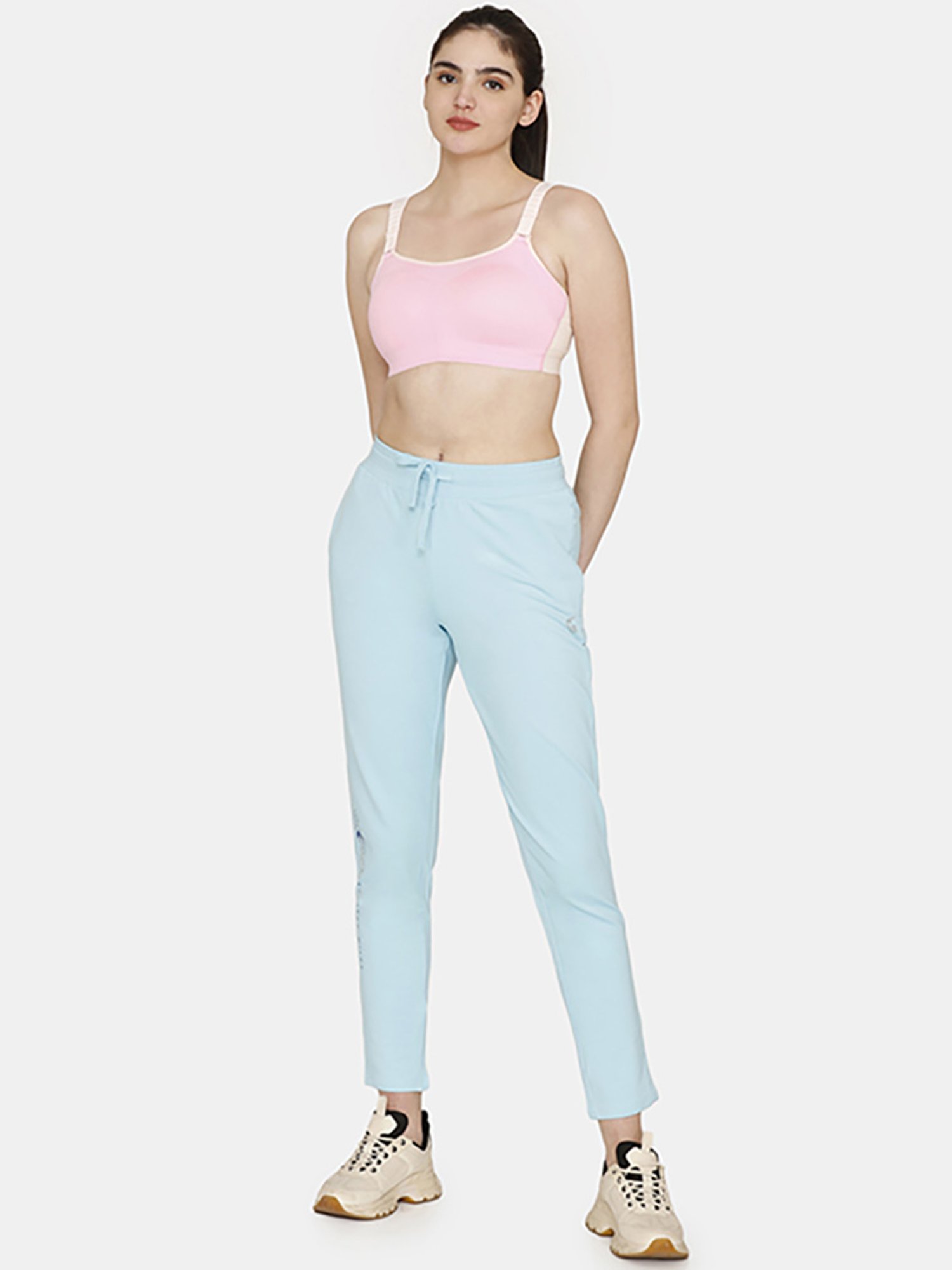 Zelocity by Zivame Pink Sports Bra