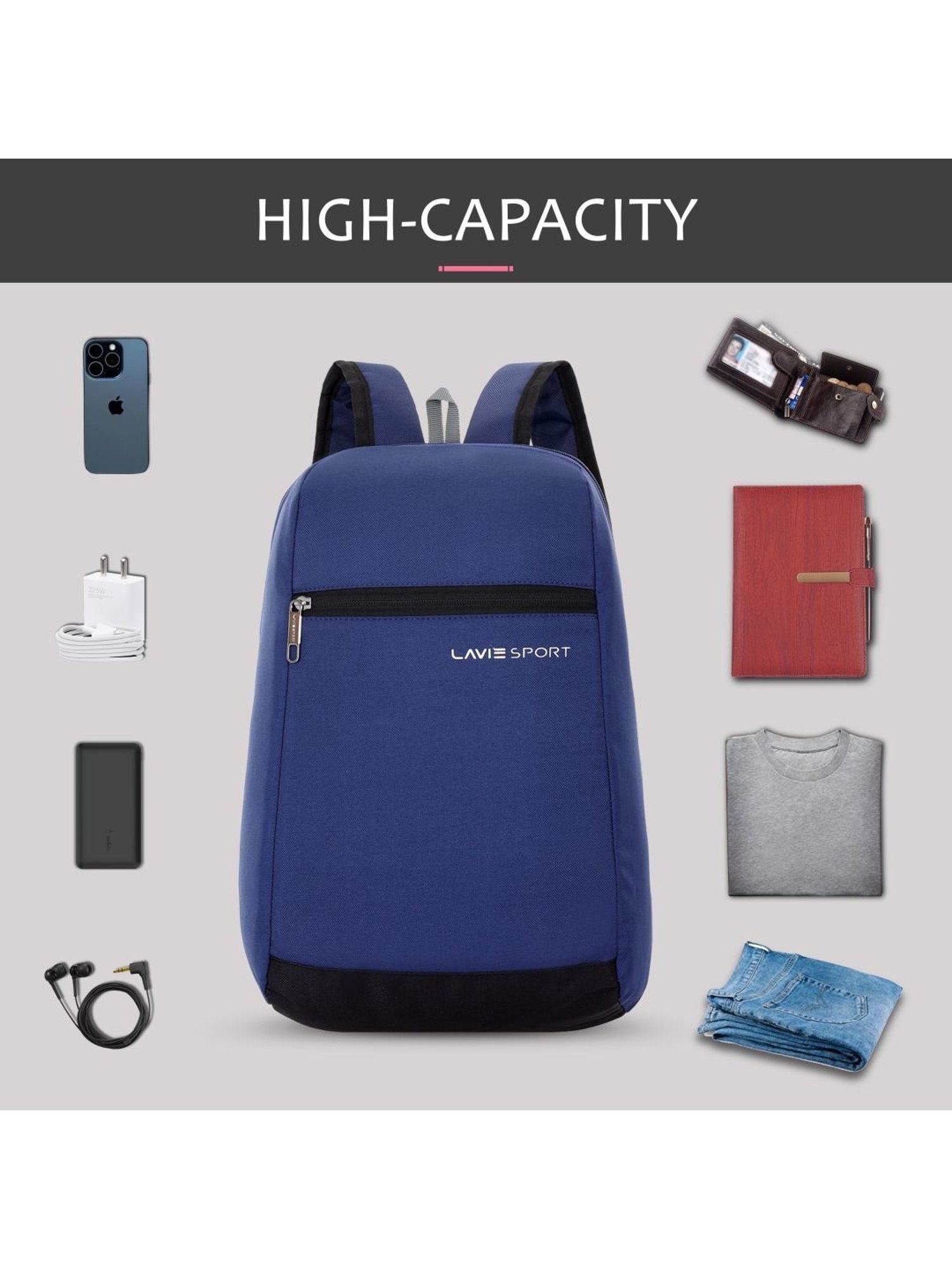 Aeropostale Rossville Navy Backpacks Backpack