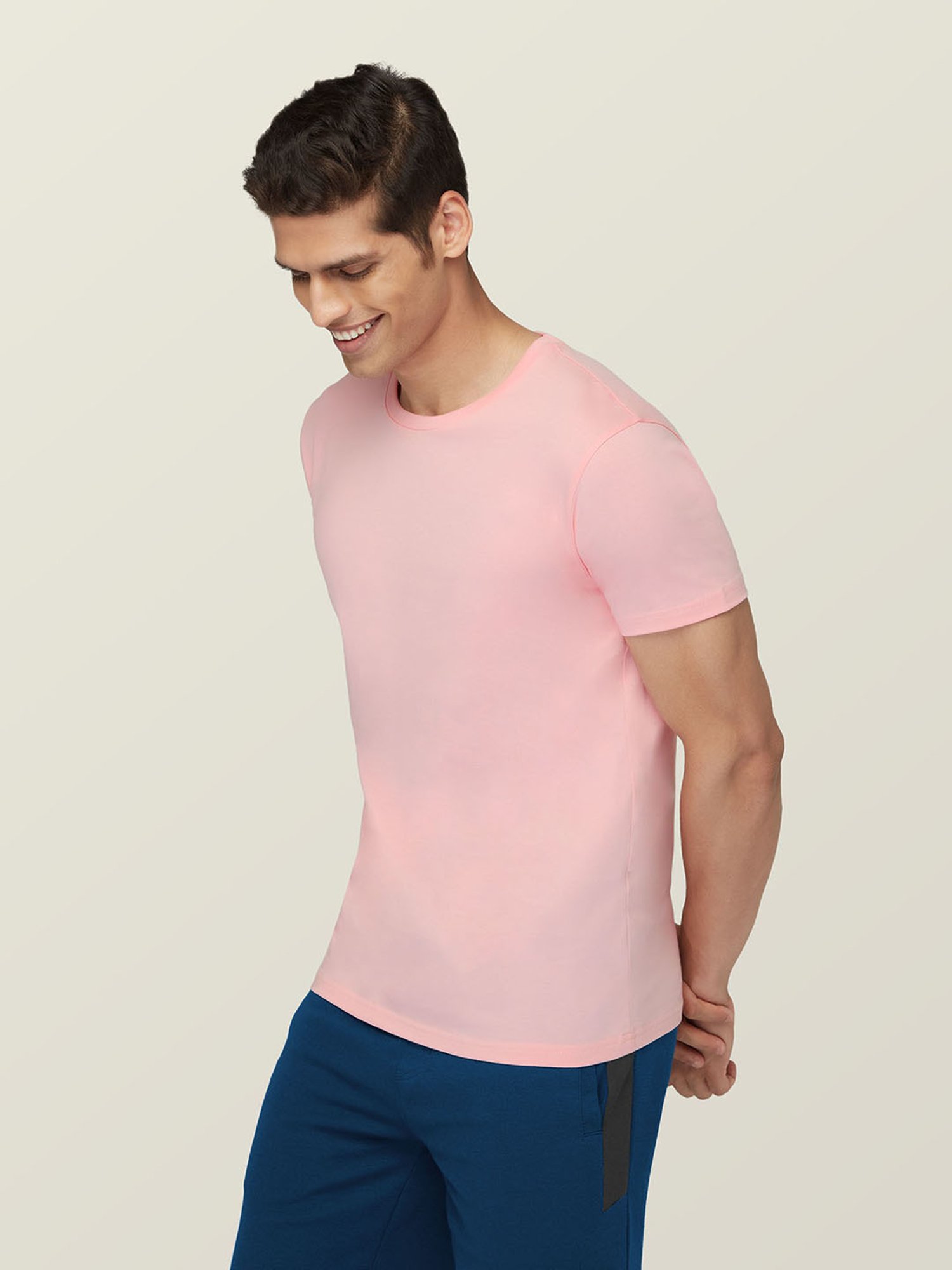 XYXX Light Pink Crew T-Shirt
