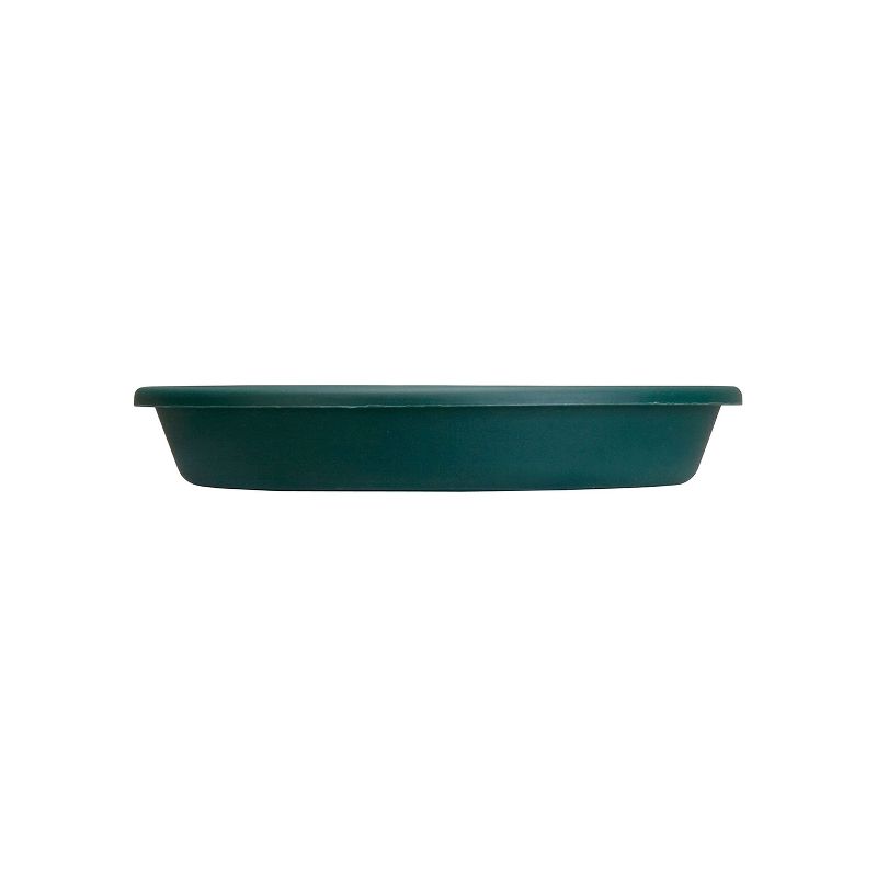 The HC Companies SLI24000B91 Non Fading Durable Plastic Planter Saucer Tray for 24 Inch Classic Pot Container, Green