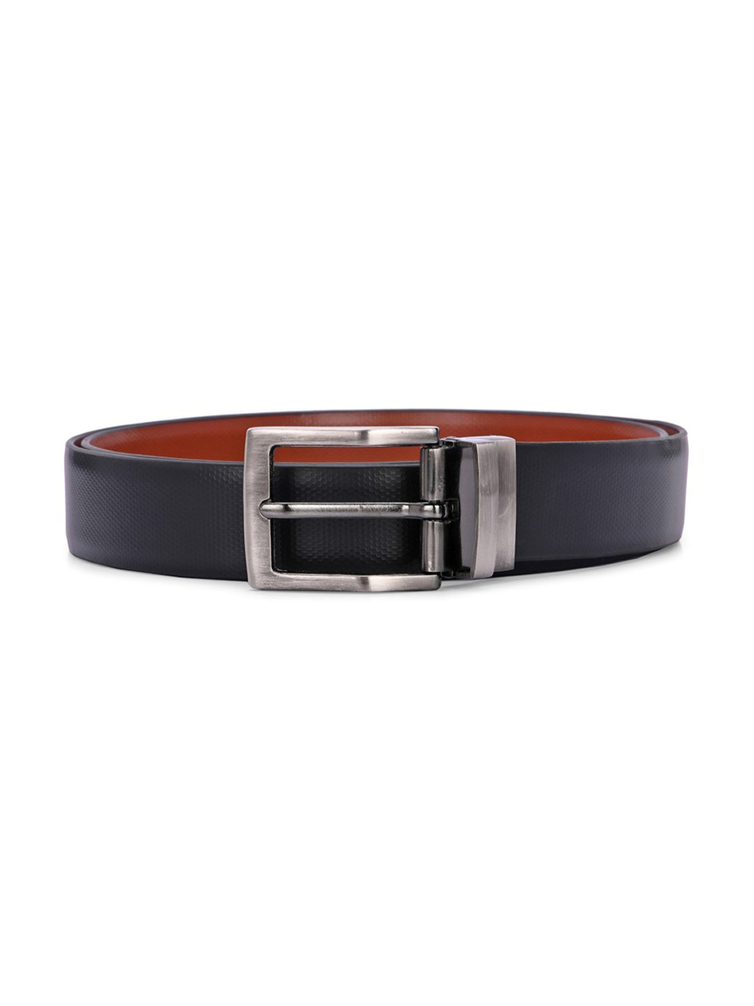 Clog London Black & Brown Leather Reversible Formal Belt