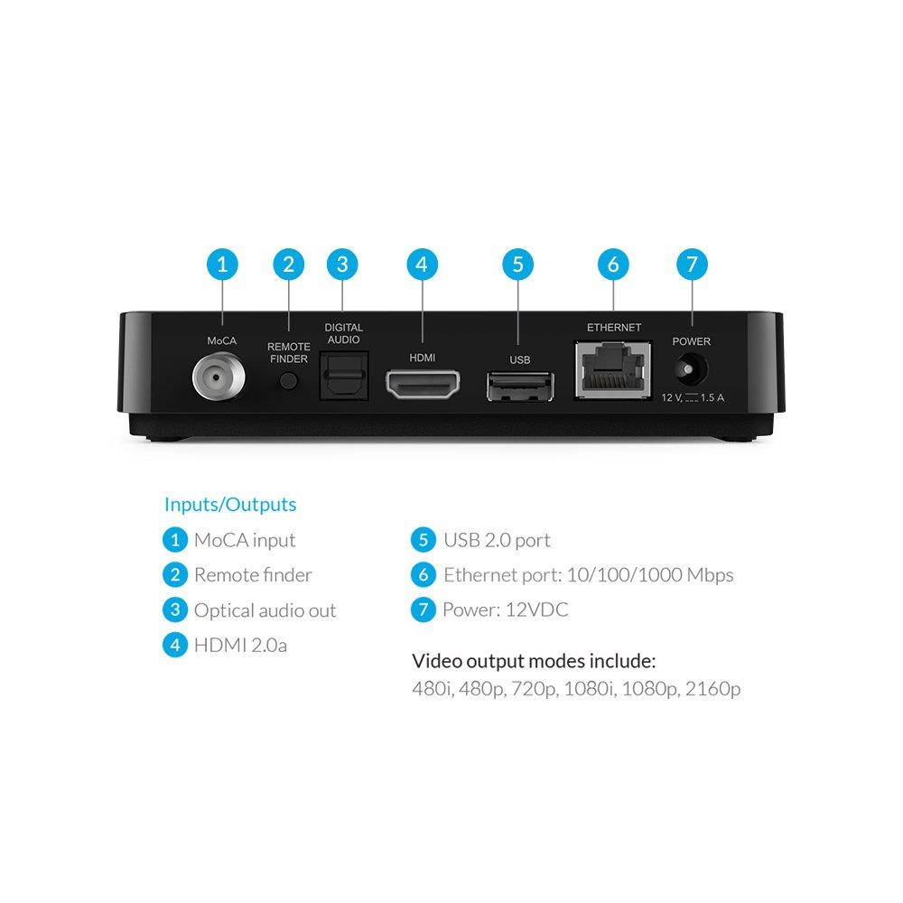 TiVo Mini VOX TCDA95000 Streaming 4K UHD 2160p Media Player with Remote