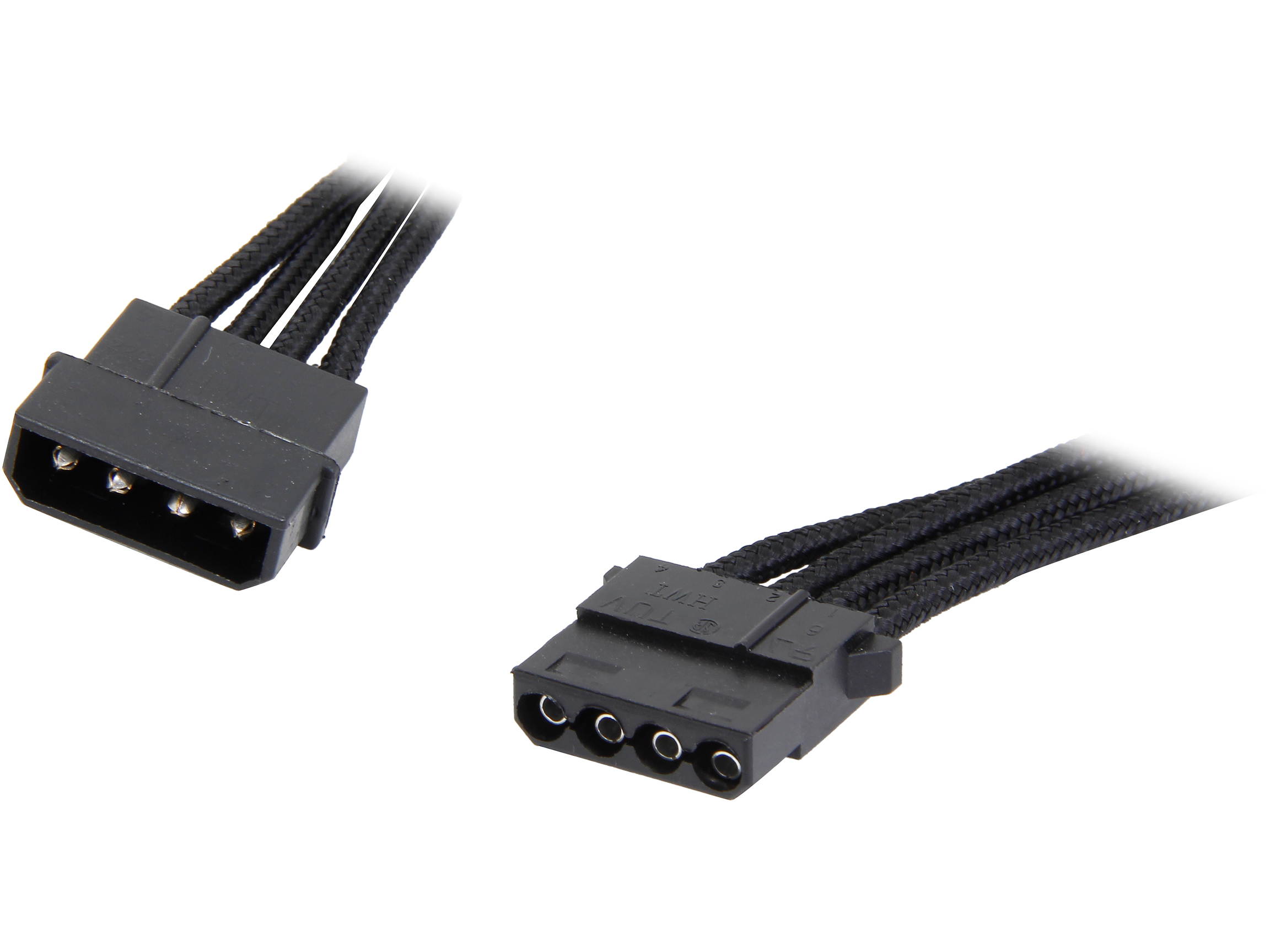 Micro Connectors 30cm Addressable RGB (ARGB) 1 to 4 Splitter Cable with/5 Male Pins (F04-04ARGB-30)