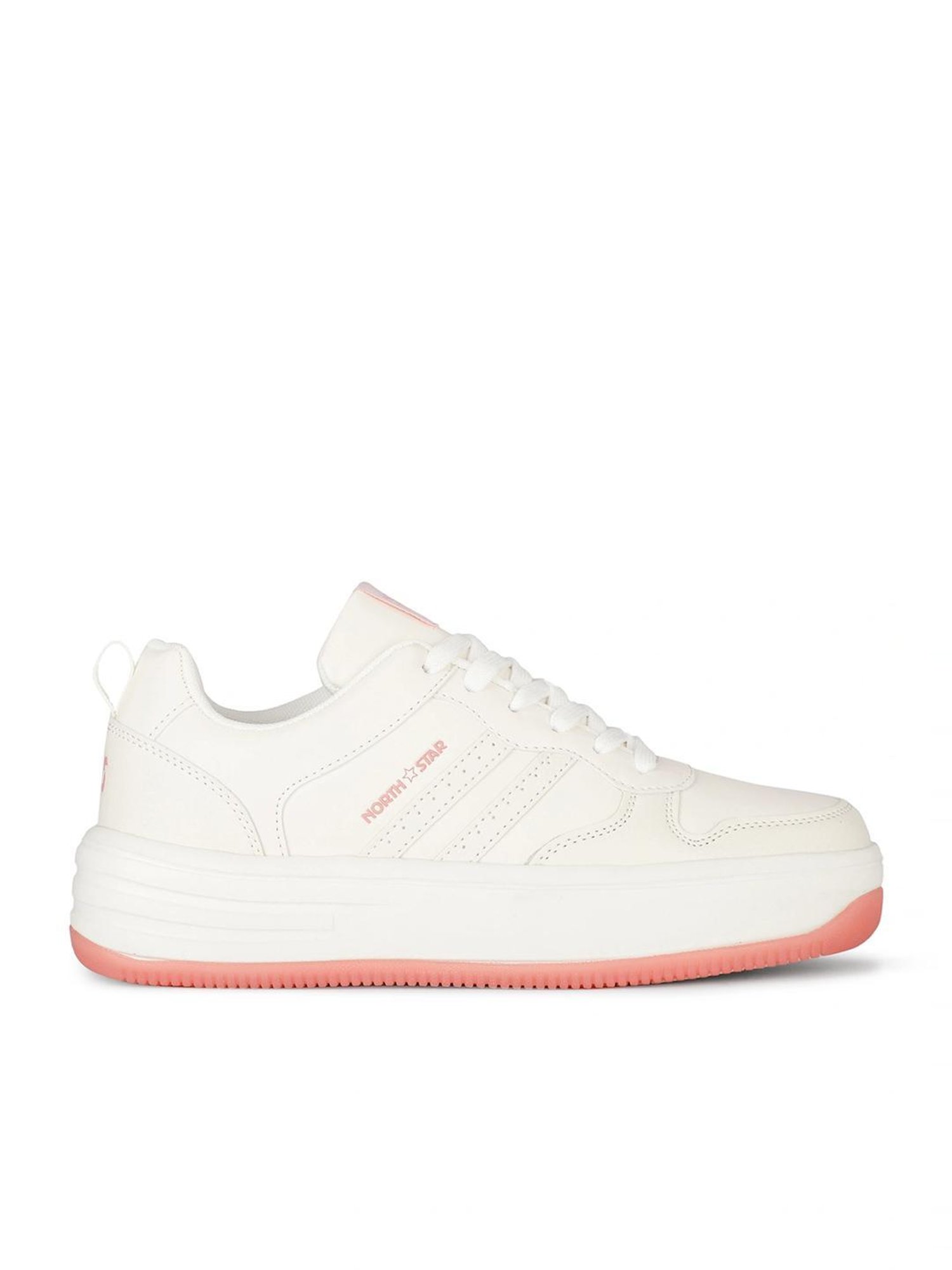 North Star by Bata Women's GINA White Sneakers