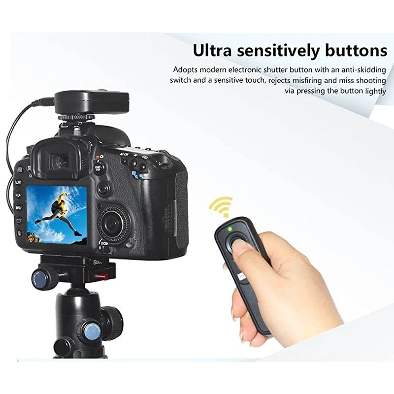 2.4GHz Digital Wireless Remote Shutter Release UC1 for Olympus OM-D, Pen, Pen-F, E30, E400 and E510 Series Cameras, Replaces Olympus RM-UC1