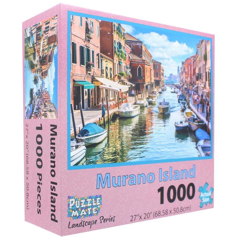 Puzzle Mate Murano Island 1000 Piece Jigsaw Puzzle