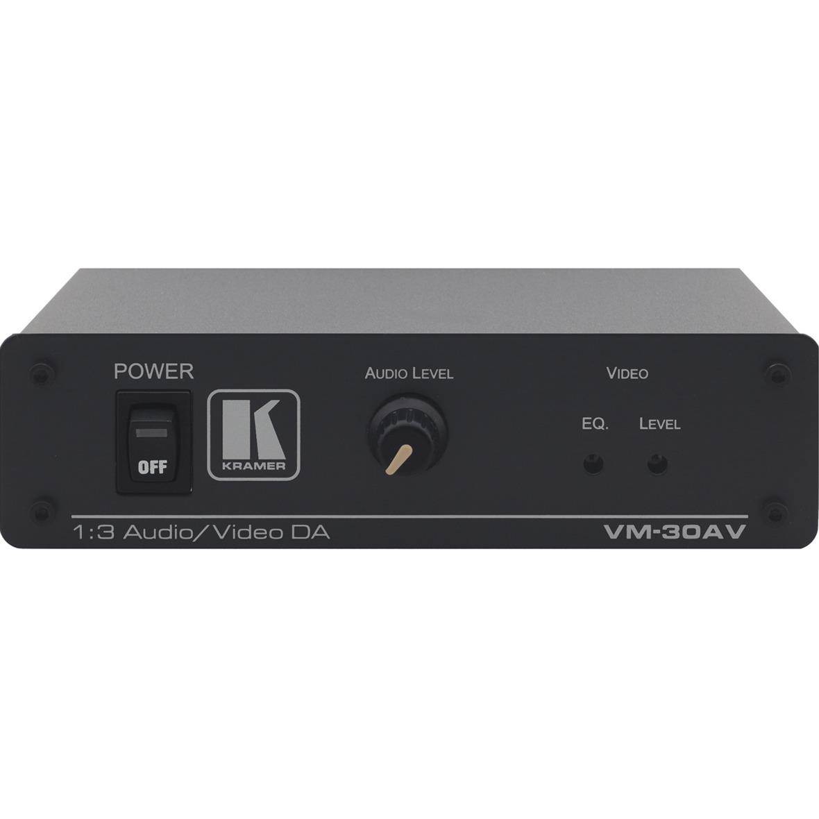 Kramer 1:3 Composite Video & Stereo Audio Distribution Amplifier