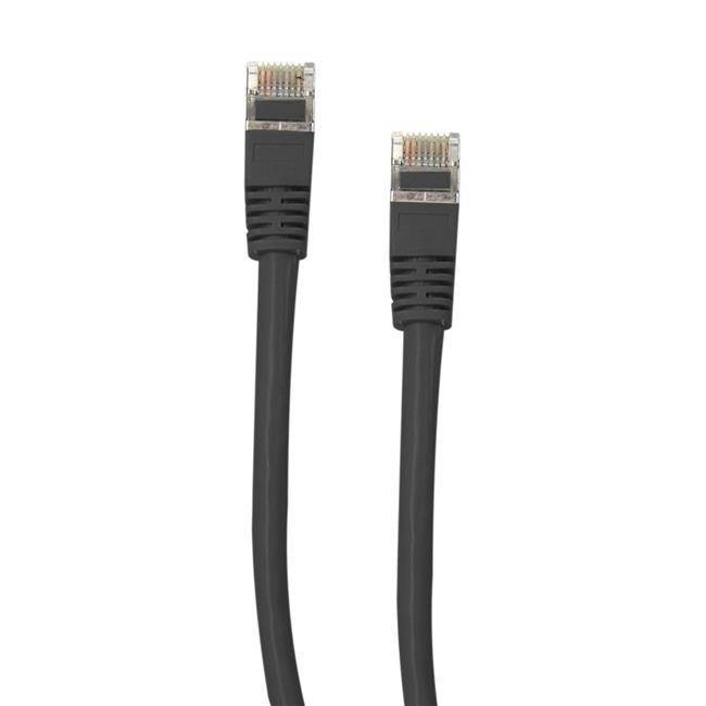 Cat6 Gray Ethernet Patch Cable, Snagless/Molded Boot, 1.5 foot