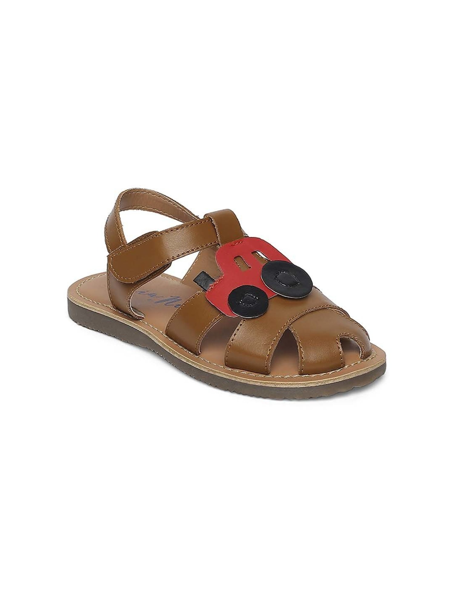 Aria Nica Kids Tractor Brown Casual Sandals