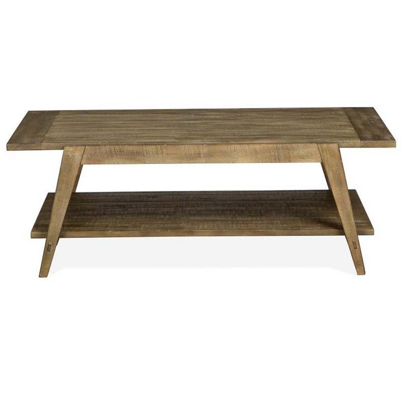 T4597 Bluff Heights Shelf Cocktail Table - Magnussen Home Furnshings