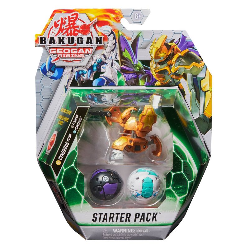 Bakugan Starter Pack - Cyndeous Ultra and 2 Bakugan