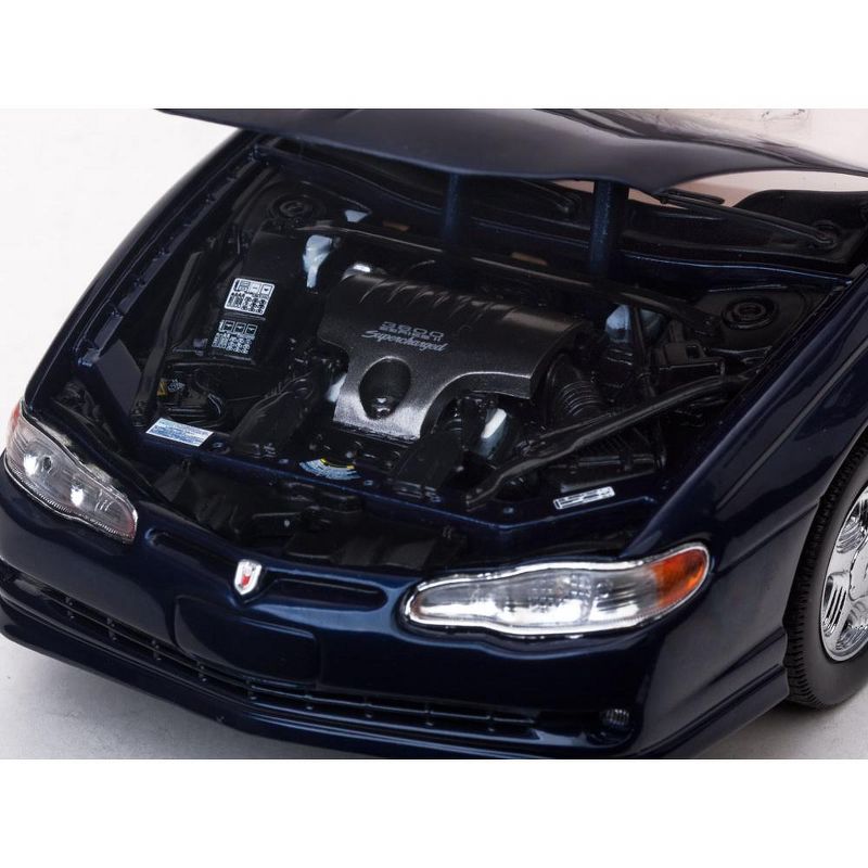 2000 Chevrolet Monte Carlo SS Navy Blue 1/18 Diecast Model Car by Sunstar