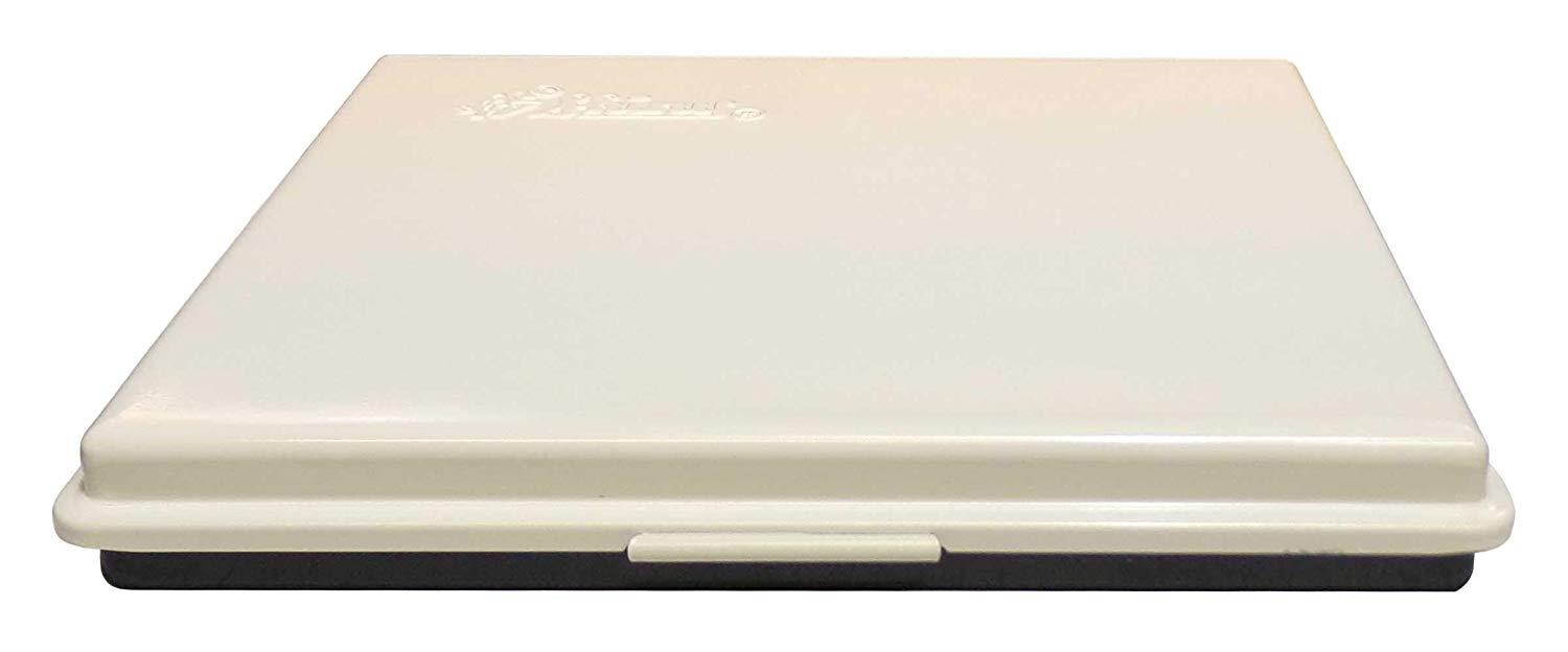 Extra Large 7" x 8" Industrial Rubber Stamp Ink Pad, Black