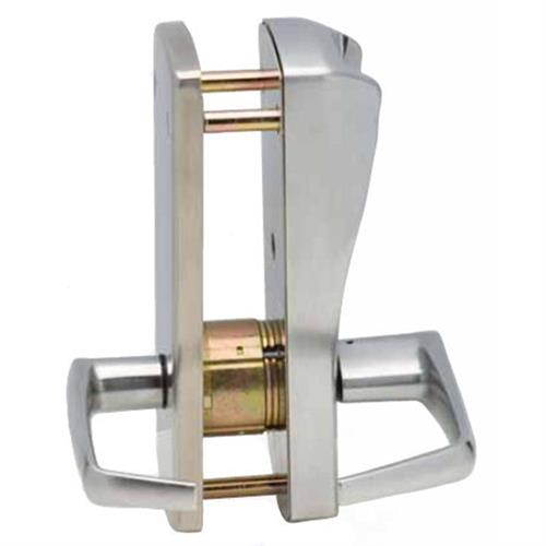Simplex P2031XSLL-626 Satin Chrome US26D Grade 1 Power Plex Self-Powered Green Electronic Cylindrical Lock With 1/2" Throw And Key Override For Key In Lever Kaba Cylinder Schlage "C" Keyway