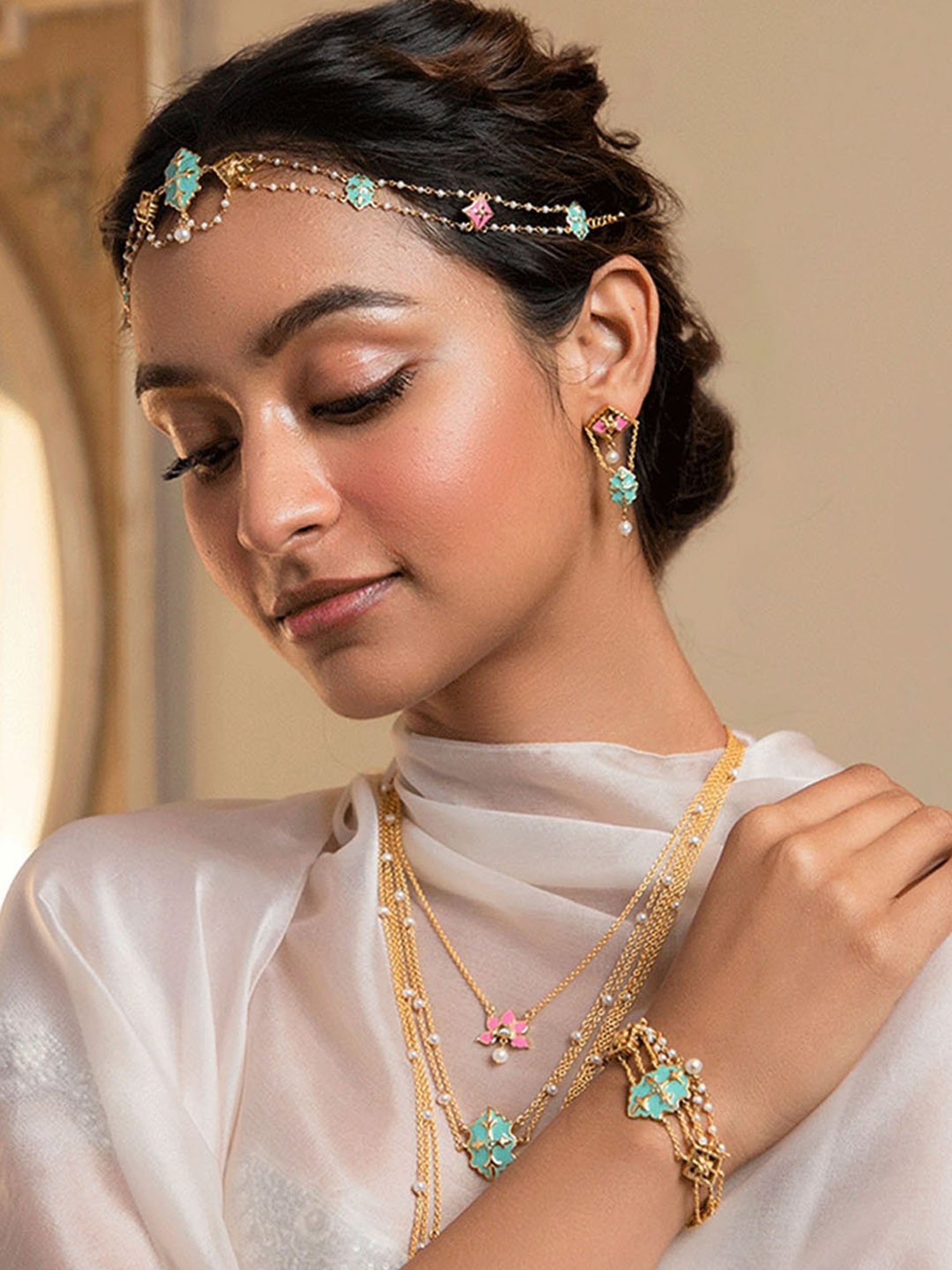 Shaya Aaja Nachle 18k Gold Plated Brass Matha Patti