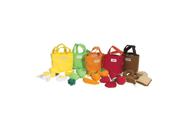 Creative Minds Pretend Play Fruit and Food Bags