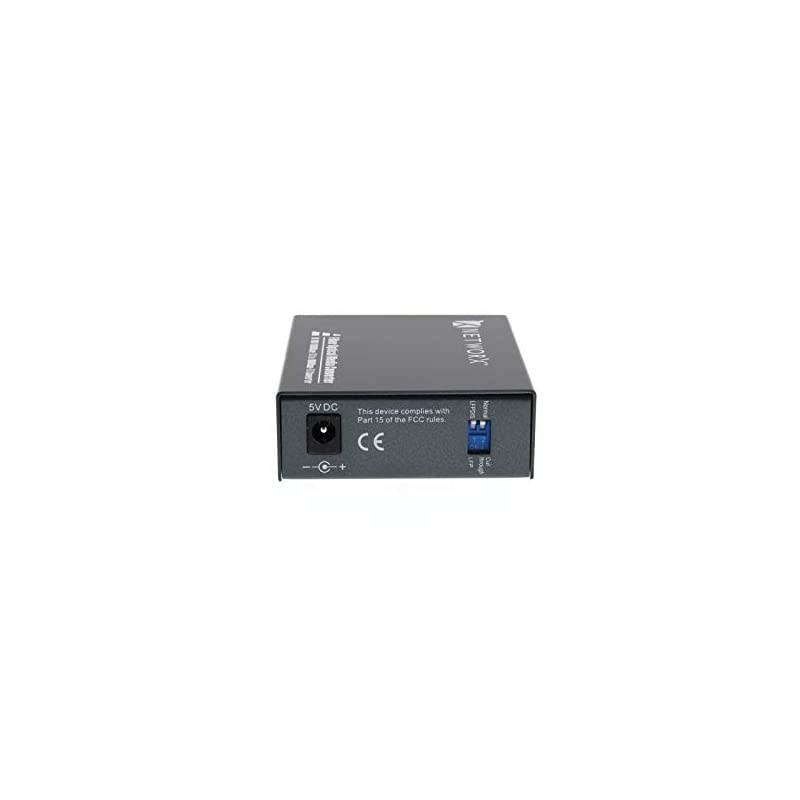 Gigabit Ethernet Fiber Media Converter 1000 Mbps to 1000BaseLX LC Multimode 5