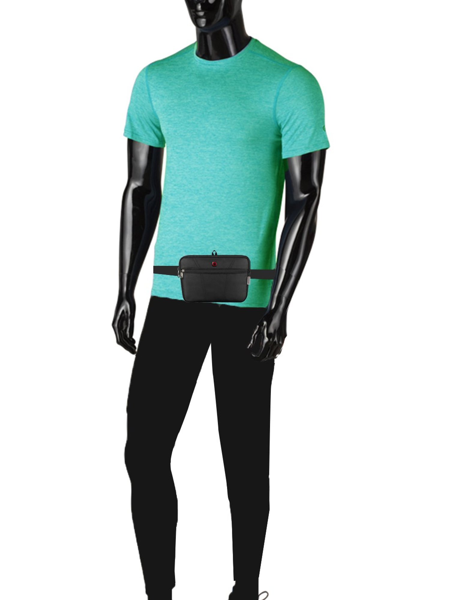 Wenger Black Solid Waist Pouch