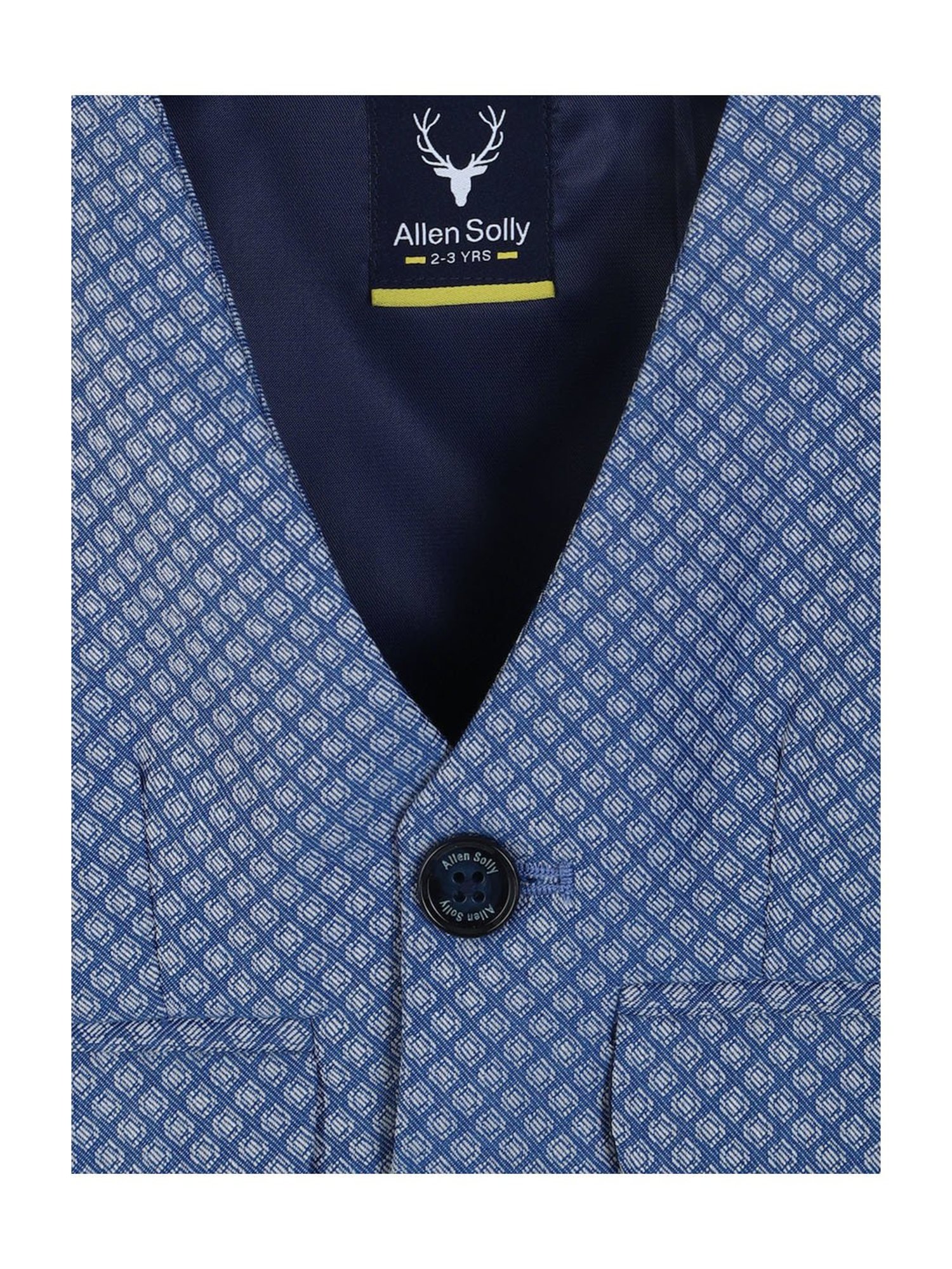 Blue Giraffe Kids Maroon Solid  Blazer