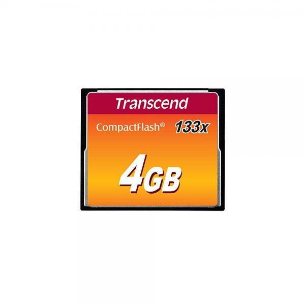 Transcend 4 GB 133x CompactFlash Memory Card TS4GCF133