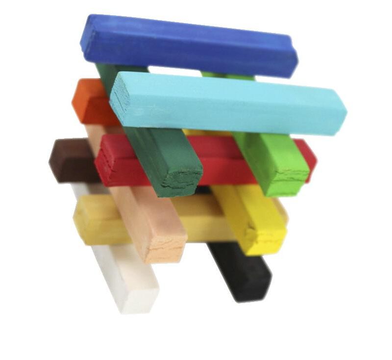 Sargent Art Square Chalk Pastel Set, Assorted Colors, set of 12
