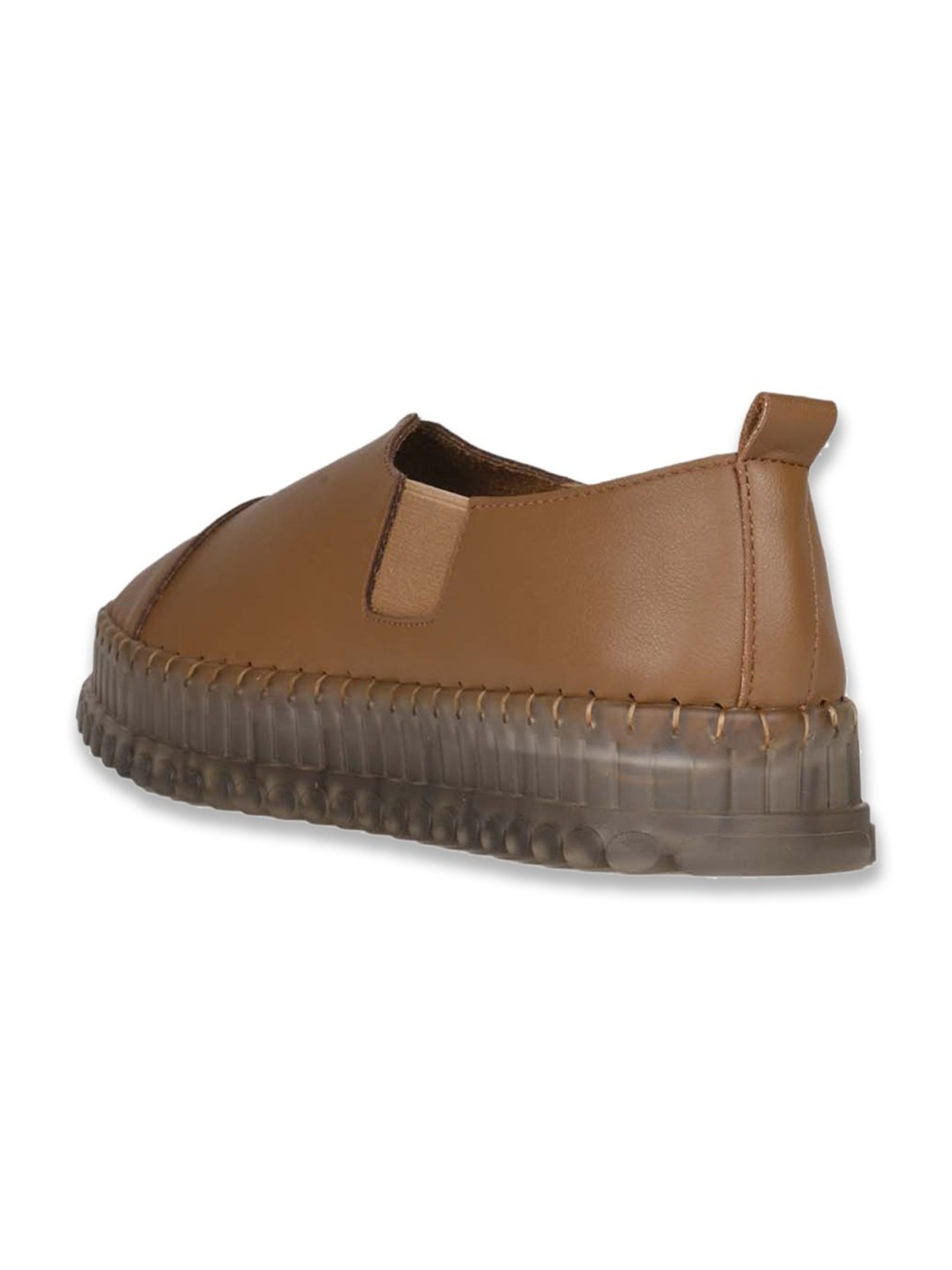 Jove Women's Camel Casual Loafers