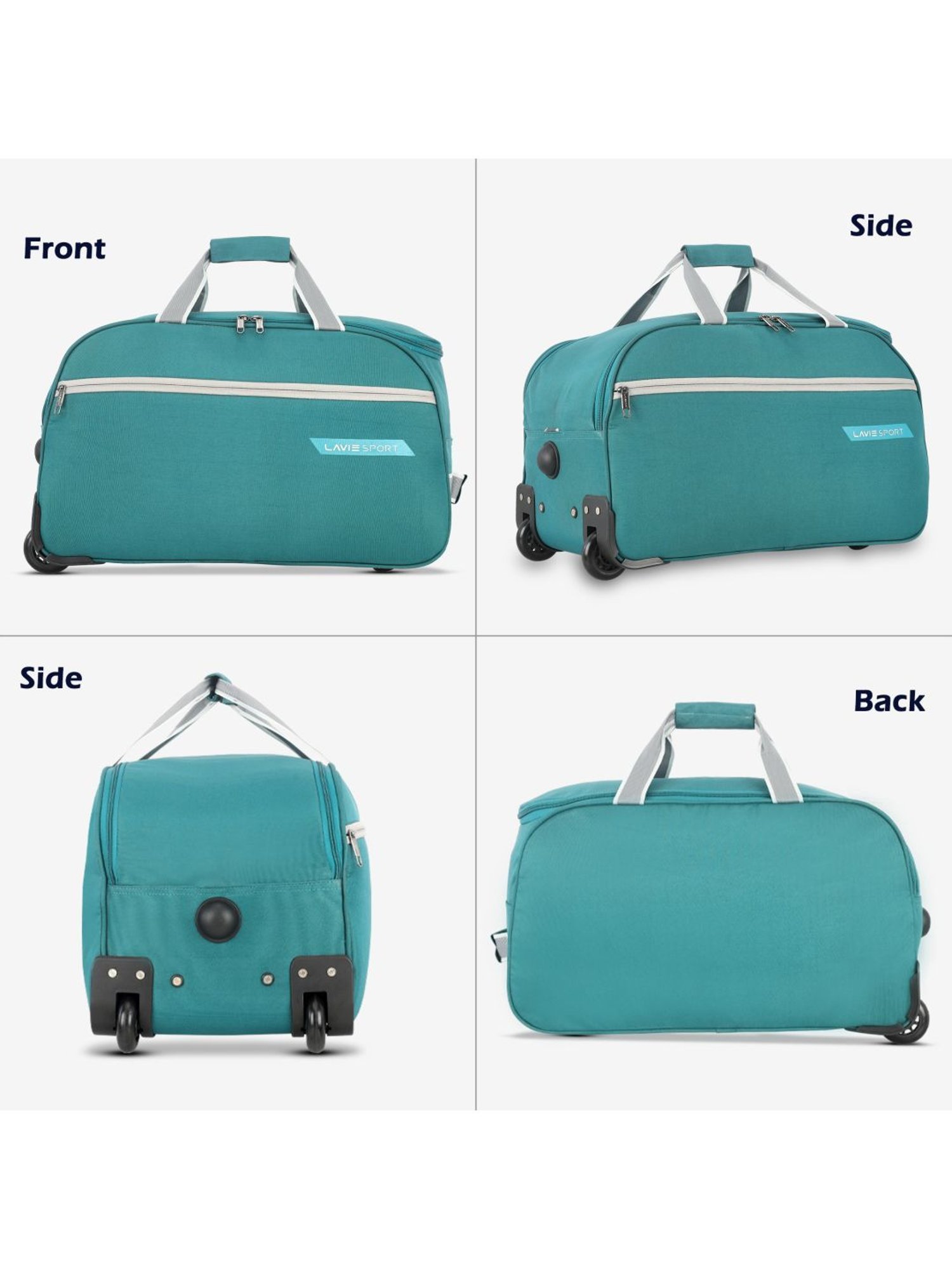 LAVIE SPORT Teal Solid Duffle Bag
