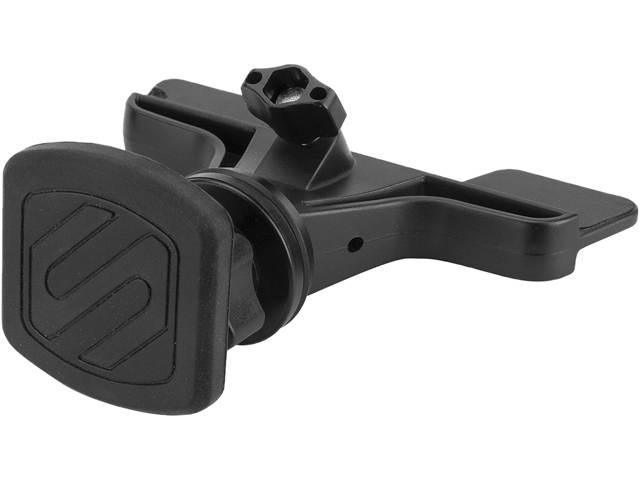 Scosche - MAGICMOUNT CD Magnetic CD Slot Mount For Mobile devices, Adjustable lock for secure holding in CD slot, Color: Black