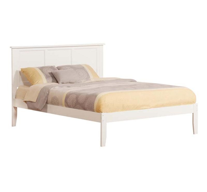 Madison Queen Open Foot White - Atlantic Furniture