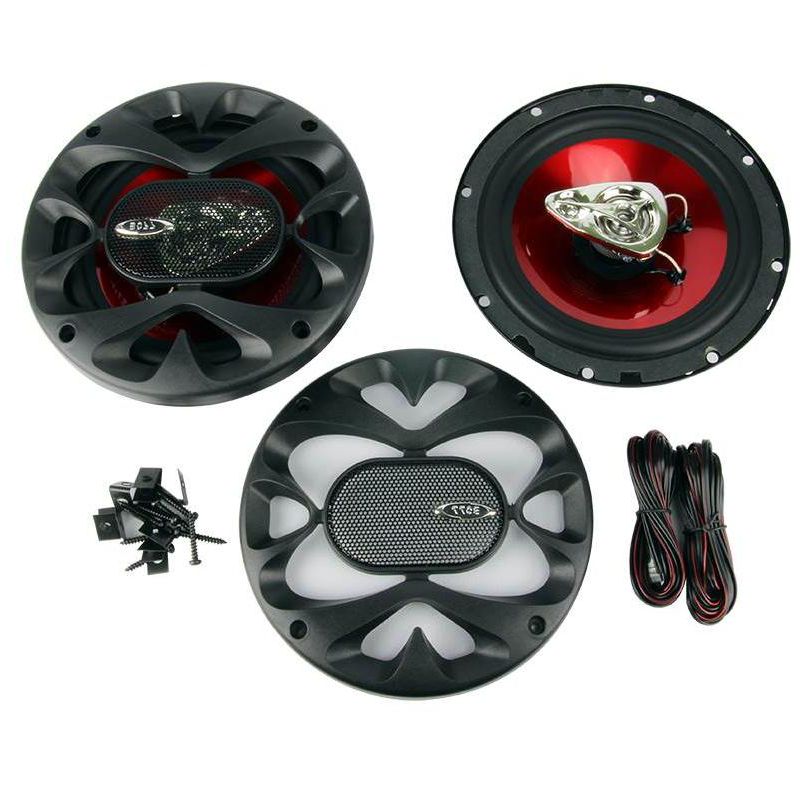 2) BOSS CH5530 5.25" 3-Way 225W + CH6530 6.5" 300W 3 Way Car Coaxial Speakers